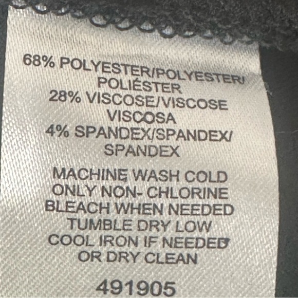 Loft Julie Trouser Sailor Straight Leg Pants Black Gold Button Nautical - Picture 8 of 8